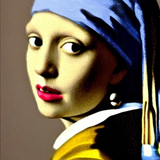 Image similar to Boris Johnson as the girl with the pearl earring