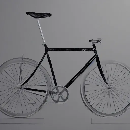 Image similar to hyperrealistic render, dara O'Brien, on a bicycle