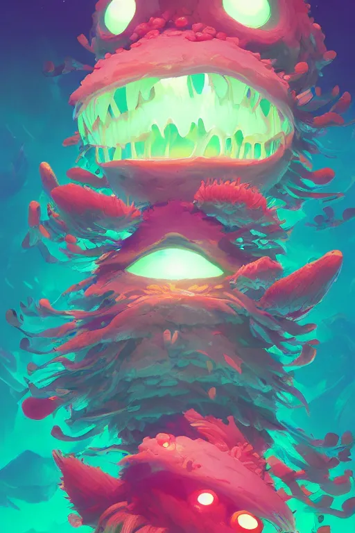 Image similar to creature animal sushi cristal very big eye roots cactus elemental flush of force nature micro world fluo fishscale, behance hd by jesper ejsing, by rhads, makoto shinkai and lois van baarle, ilya kuvshinov, rossdraws global illumination