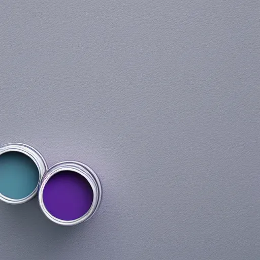 Image similar to can of paint, minimal, modern, solid colors, purple