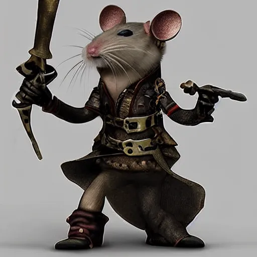 Image similar to a rat with steampunk googles, from Lineage 2