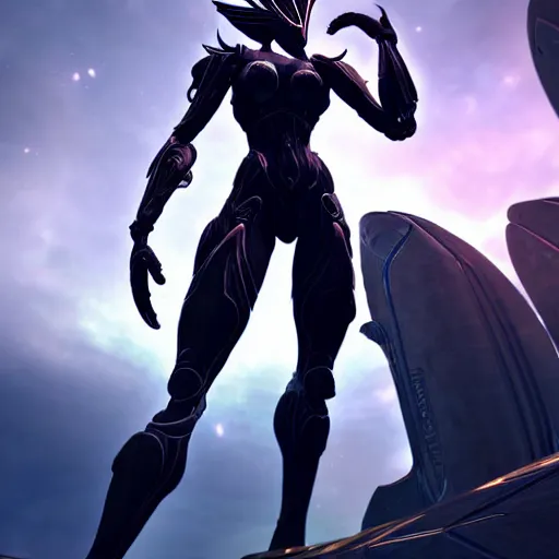 Prompt: highly detailed digital art, looking up at a 300 foot tall giant elegant beautiful saryn female warframe, posing elegantly over your tiny form, detailed legs looming over you, giantess shot, camera close to the legs, upward shot, ground view shot, leg shot, front shot, epic cinematic shot, high quality warframe fanart, captura, realistic, professional digital art, high end digital art, furry art, giantess art, anthro art, DeviantArt, artstation, Furaffinity, 8k HD render, epic lighting