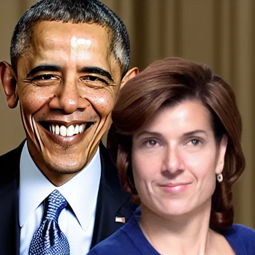 Prompt: barrack obama, leticia gillett