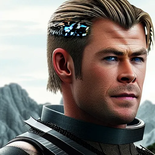 Image similar to chris hemsworth as the jackal