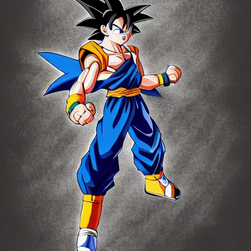 Goku trong trang phục Sonic: Bạn đã bao giờ tưởng tượng Goku trong bộ trang phục Sonic chưa? Chúng tôi đã thực hiện được điều đó cho bạn. Hãy thưởng thức hình ảnh đầy sáng tạo và xem Goku thay đổi hoàn toàn với phong cách mới này.