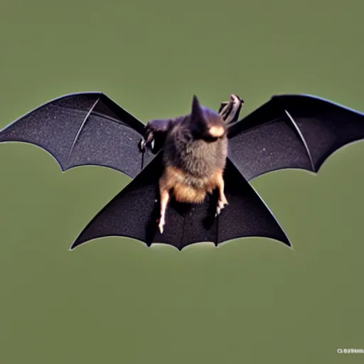 Image similar to A beautiful flapping bat