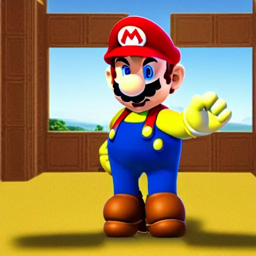 Prompt: mario's yellow brother