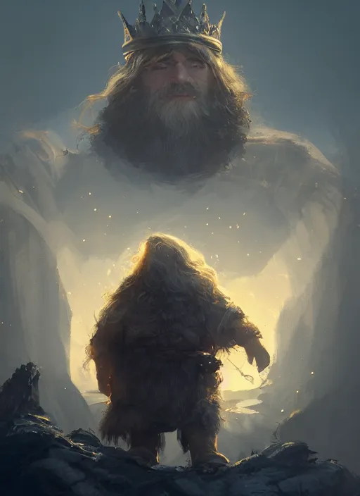 Prompt: portrait, dwarf king, glowing eyes, bokeh on background, dramatic lighting, cinematic, establishing shot, extremly high detail, foto realistic, cinematic lighting, post processed, concept art, artstation, matte painting, style by eddie mendoza, raphael lacoste, alex ross