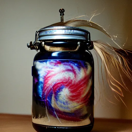 Image similar to whirlwind of air in a jar