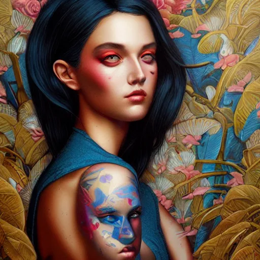 Prompt: Lofi portrait by Tristan Eaton Stanley Artgerm and Tom Bagshaw