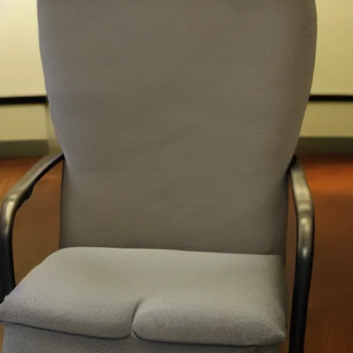 Image similar to chair with peaks sticking out of the seat