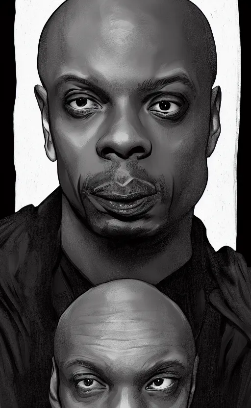 Prompt: comic style portrait shot of dave chapelle as emperor palpatine in the star wars, elegant, highly detailed, digital painting, artstation, concept art, illustration,