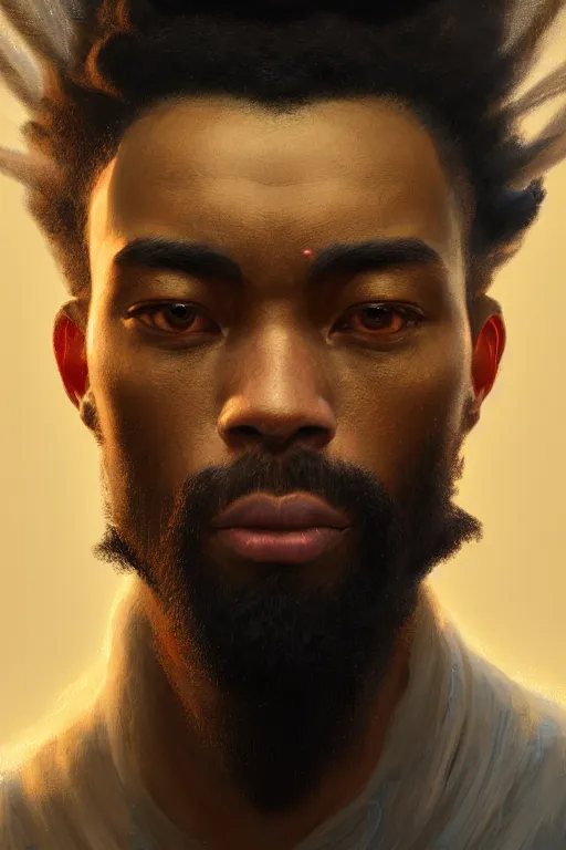 Prompt: ultra detailed close up facial portrait of jermaine clement, extremely detailed digital painting, in the style of fenghua zhong and ruan jia and jeremy lipking and peter mohrbacher, mystical colors, rim light, beautiful lighting, 8 k, stunning scene, raytracing, octane, trending on artstation