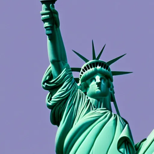 Prompt: z buffer statue of liberty