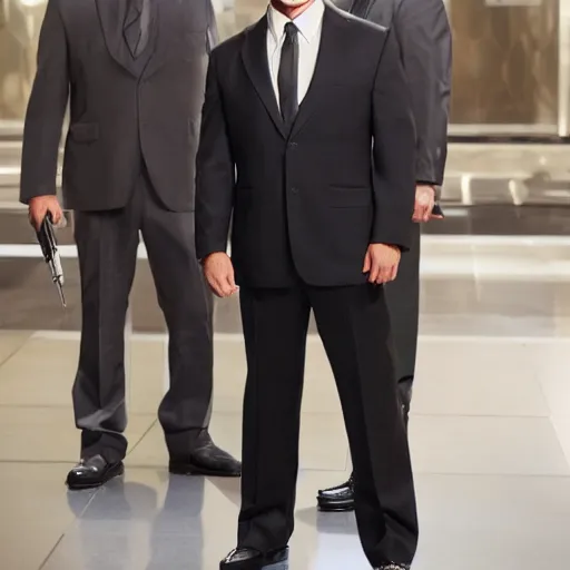 Image similar to Nathan Fillion as Hitman Agent 47