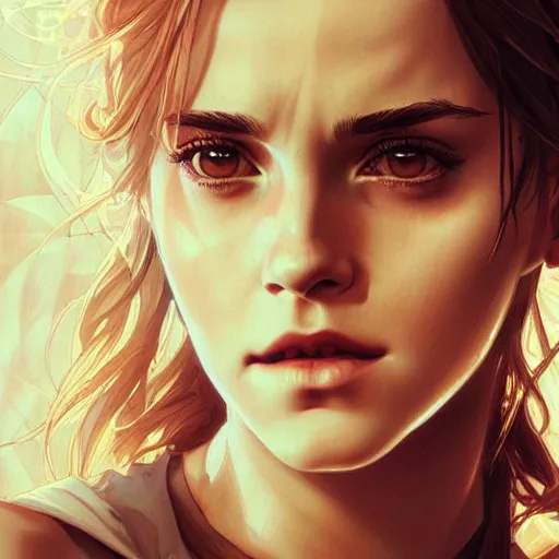 Image similar to ultra realistic illustration, emma watson anime, intricate, elegant, highly detailed, digital painting, artstation, concept art, smooth, sharp focus, illustration, art by artgerm and greg rutkowski and alphonse mucha and wlop