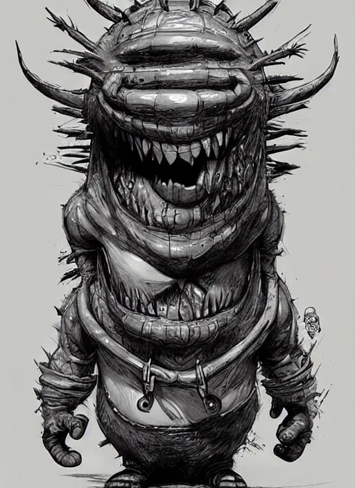 Prompt: Minion Beast by Kim Jung gi