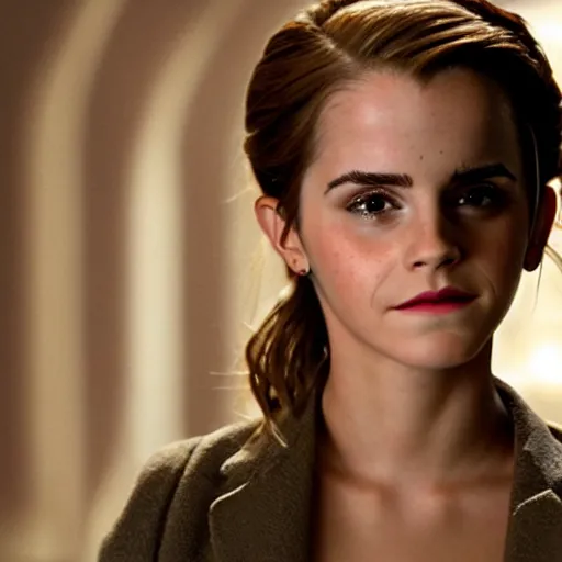 Prompt: emma watson in spy kids 3 d, full body shot, highly - detailed, sharp focus, award - winning