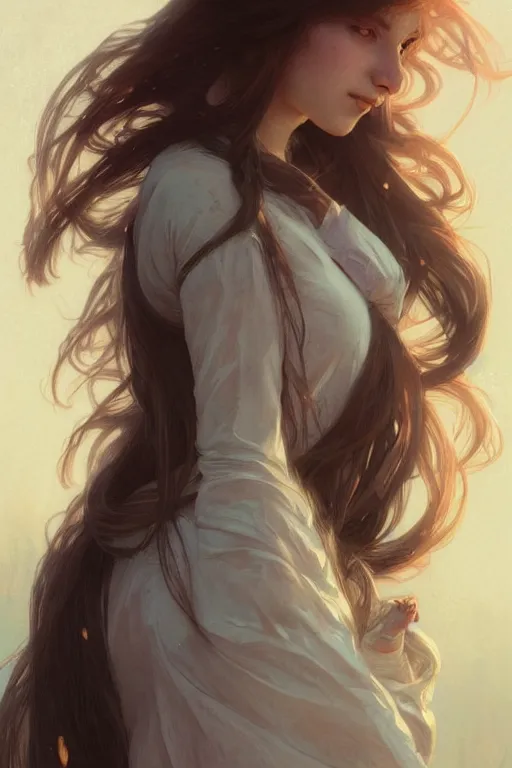 ArtStation - Realistic Long Female hair