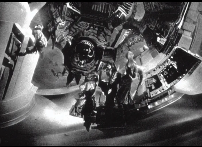 Prompt: scene from the 1 9 1 2 science fiction film star trek ii : the wrath of khan