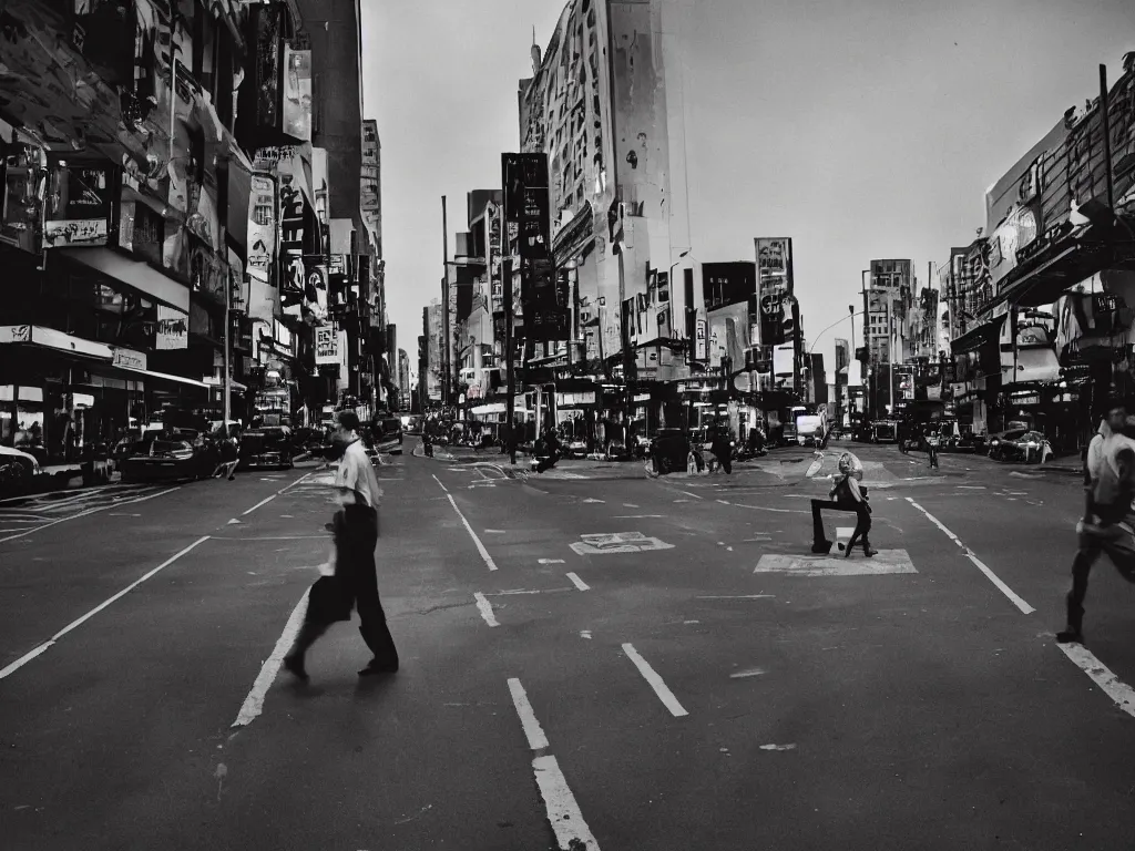 Image similar to long pause photography in a busy city by trent parke