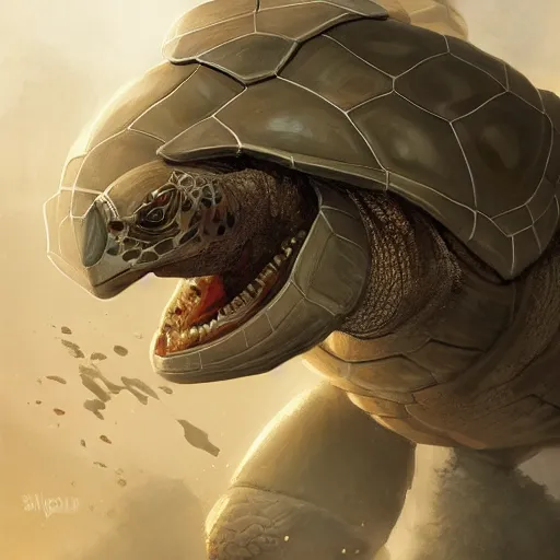 an armored turtle, made by stanley artgerm lau, wlop, | Stable ...