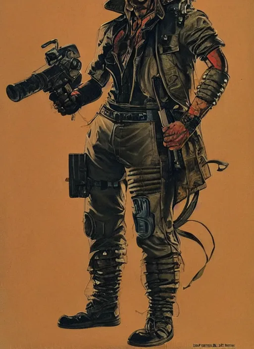 Image similar to cyberpunk mercenary. portrait by jean giraud and anton otto fischer and john philip falter and will eisner and gil elvgren