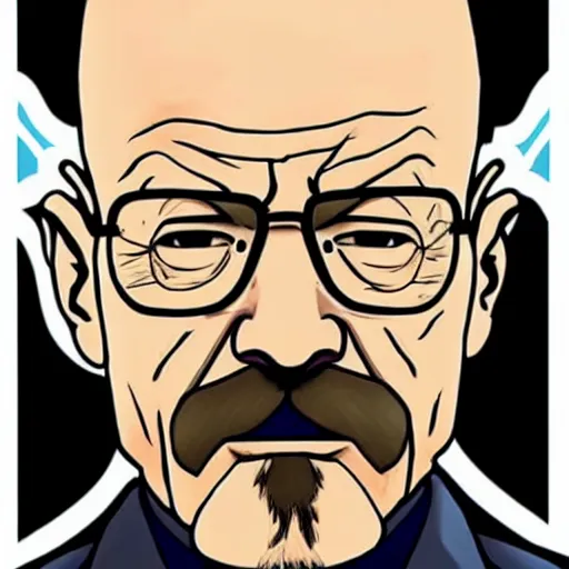 Image similar to Walter White in Jojo