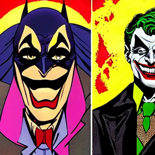 Prompt: batman as the joker