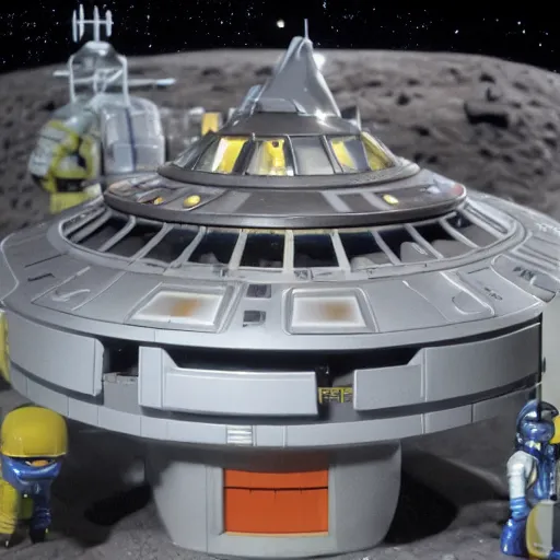 Image similar to space 1999 moonbase alpha