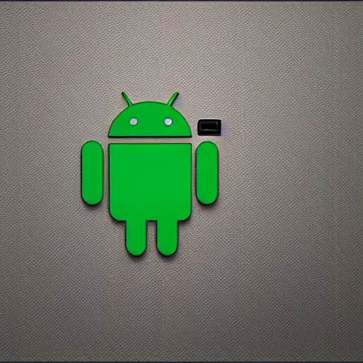 Image similar to android as apple logo