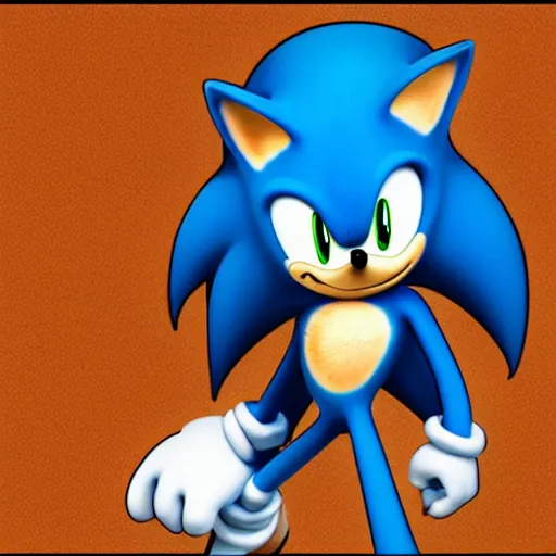 Image similar to Sonic OC, who's named Tonic and is a fox, photorealistic