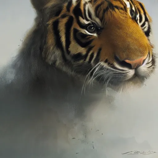 Prompt: a aesthetic award winning commission portrait of a cute baby anthro tiger wearing military uniform,digital art,art by greg rutkowski,art germ,charles bowater,trevor henderson,detailed beautfiul face,photorealistoc,hyperdetailed,dramatic,artstation,deviantart,professional lighting,beautiful face,cub,wholesome