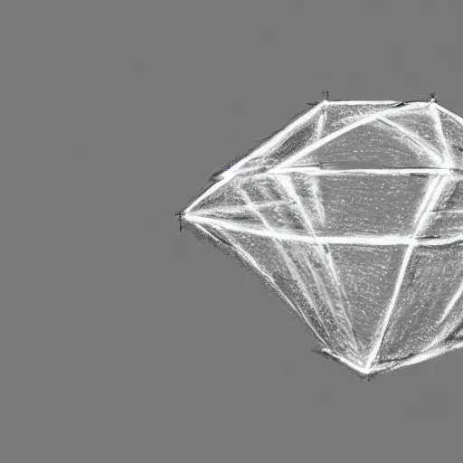 Prompt: sketch of a time crystal