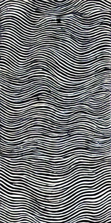 Image similar to cosmic horror by bridget riley