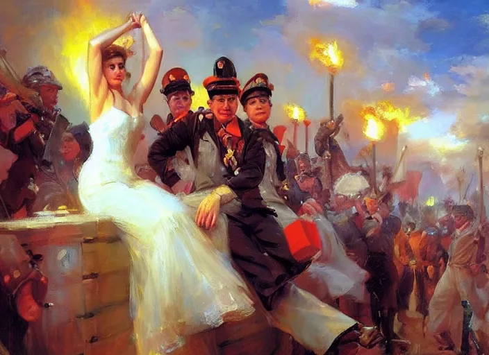 Image similar to soviet revolution by vladimir volegov and alexander averin and delphin enjolras and daniel f. gerhartz