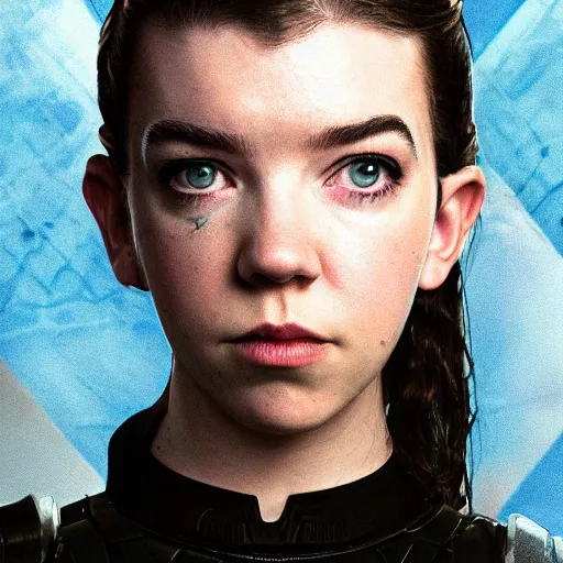 Image similar to Cyborg Anya Taylor Joy