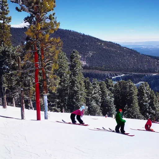 Image similar to bear mountain big bear lake california, skiing