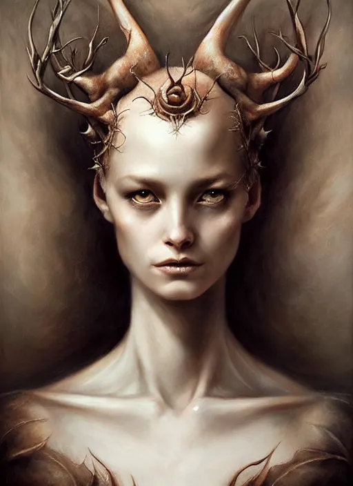 Image similar to ultra realistic, beautiful prima ballerina, in the style of peter mohrbacher by weta digital and beth cavener, thorns, high face symmetry, intricate, masterpiece, award winning, high face symmetry, intricate