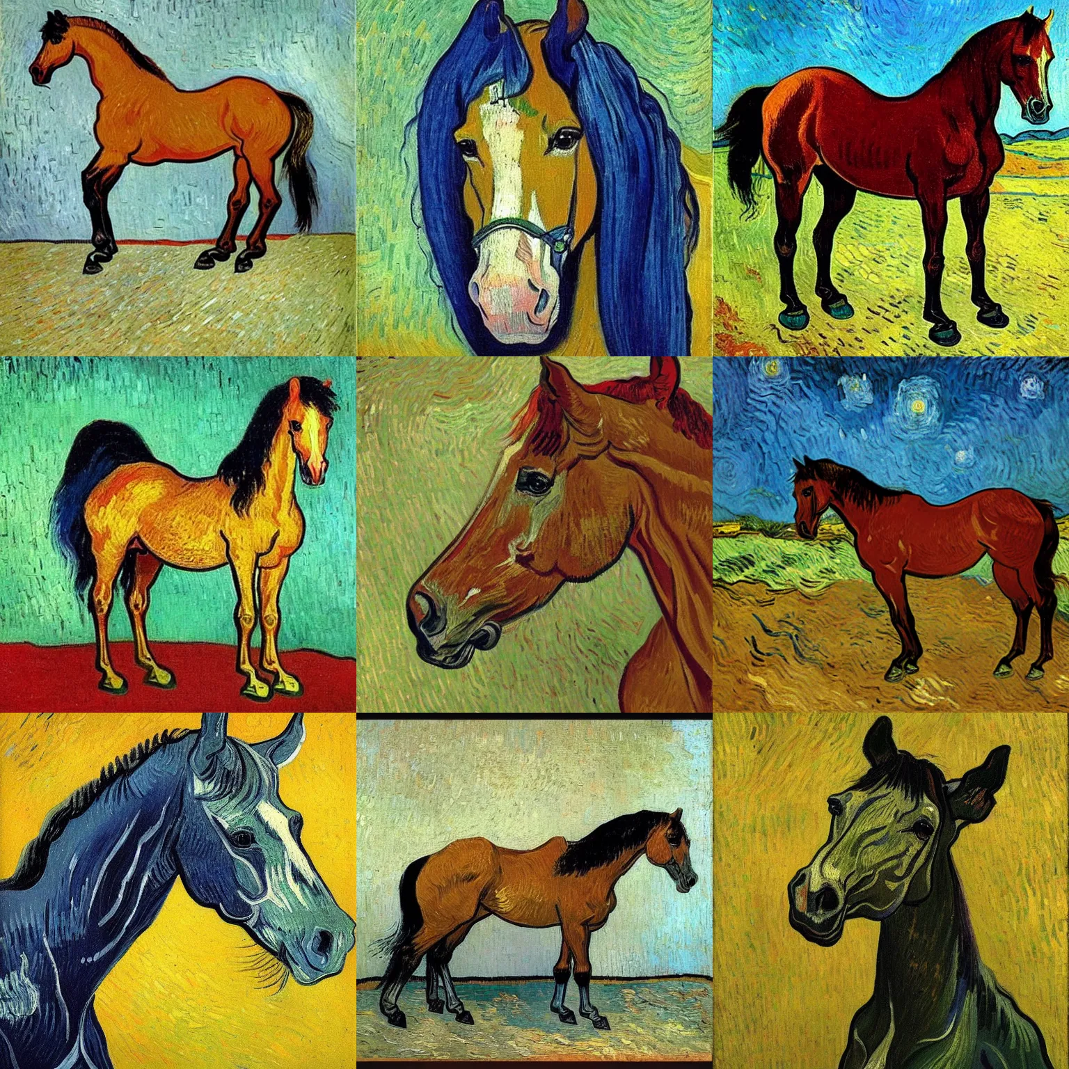 A Painting Of A Horse By Vincent Van Gogh Stable Diffusion OpenArt