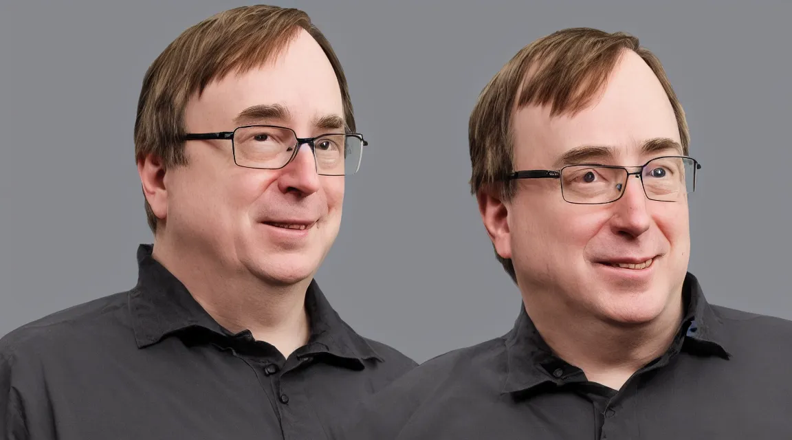 Image similar to vinil scale figure of Linus Torvalds, photo product