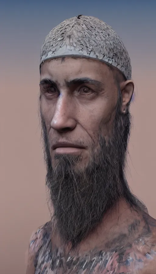 Image similar to portrait of a digital shaman, with unreal engine