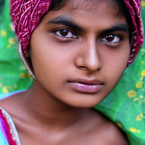Image similar to portrait of beautiful Bangladeshi teen girl