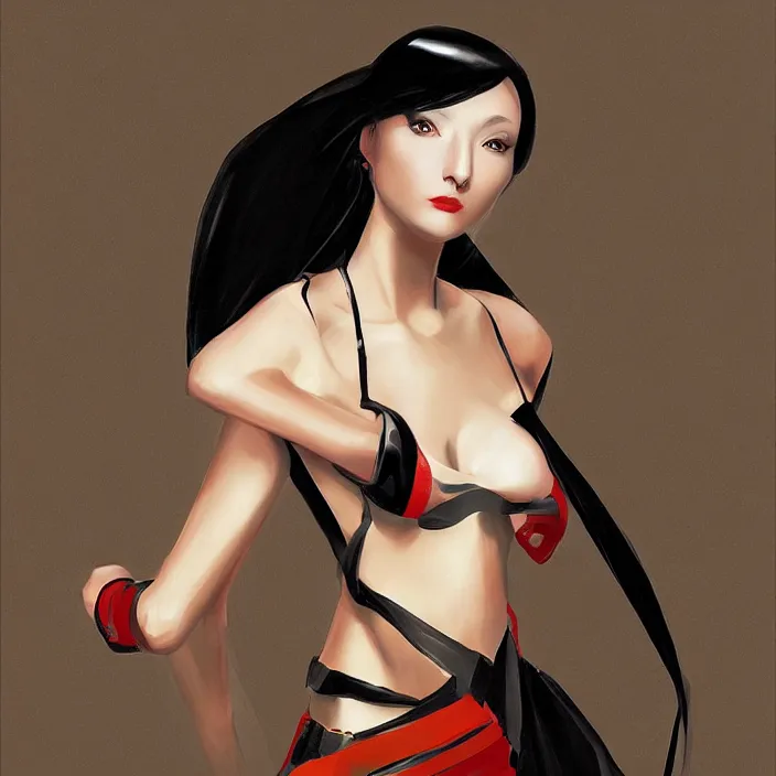 Prompt: slick and aerodynamic hypergirl of the orient, shenzhen fashion, hd, concept art, digital painting, by caravaggio, in the style of the italian futurists