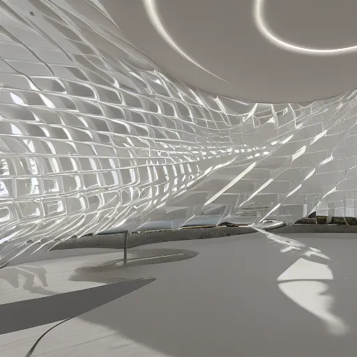 Prompt: parametric design architecture maternity centre in Azerbaijan, unreal engine 5, 8k