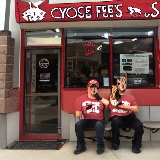 Prompt: Chicago coyote quiznos Friday the 13th