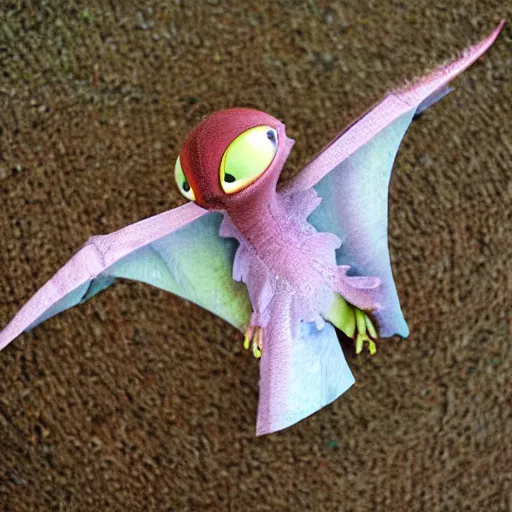 Prompt: pascal the pterodactyl, cute, adorable