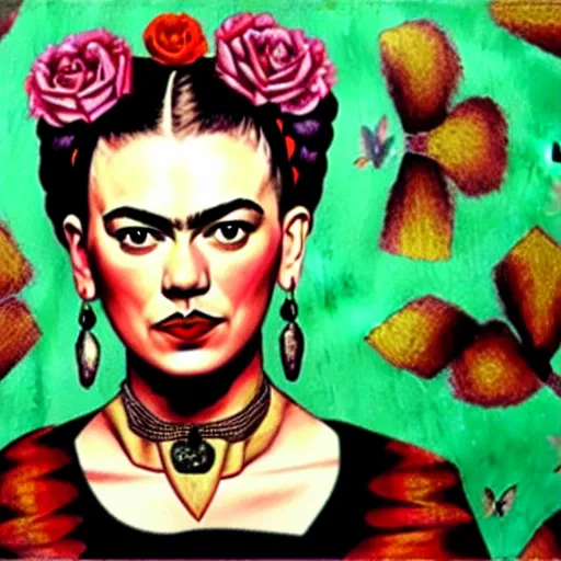 Image similar to taylor swift broken heart frida kahlo