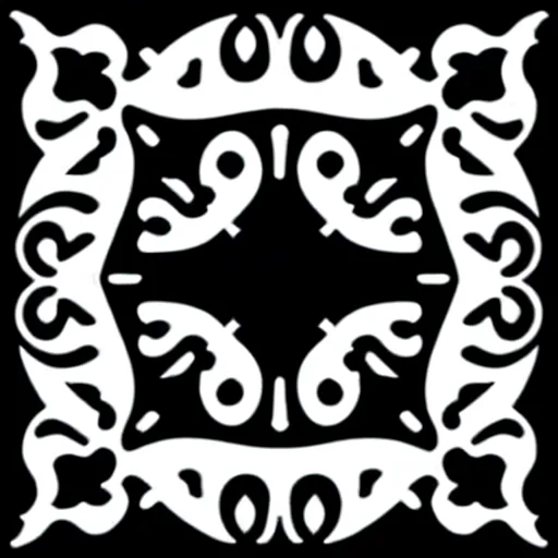 Image similar to black and white sky luxury themed svg vector art panel for cnc plasma, laser, stencil, unique art nouveau deco hole through circuit design