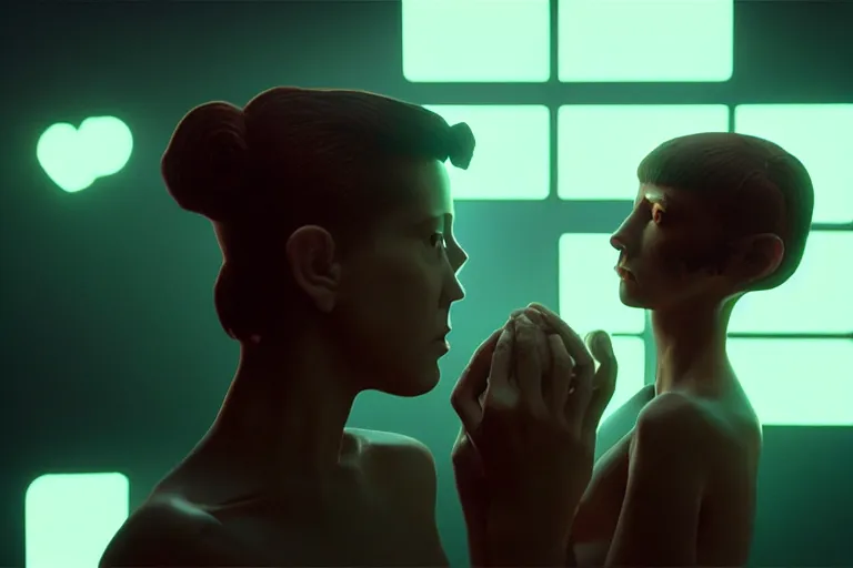 Image similar to vfx film, love death and robots, flat color profile low - key lighting award winning photography arri alexa cinematography, hyper real photorealistic cinematic, atmospheric cool colorgrade